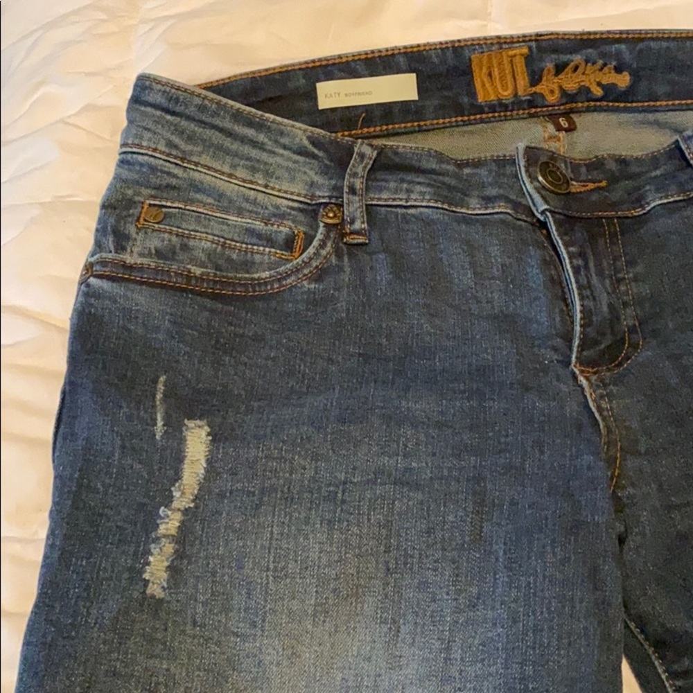 KUT from the cloth Katy Boyfriend Jeans size 6 - Picture 3 of 4